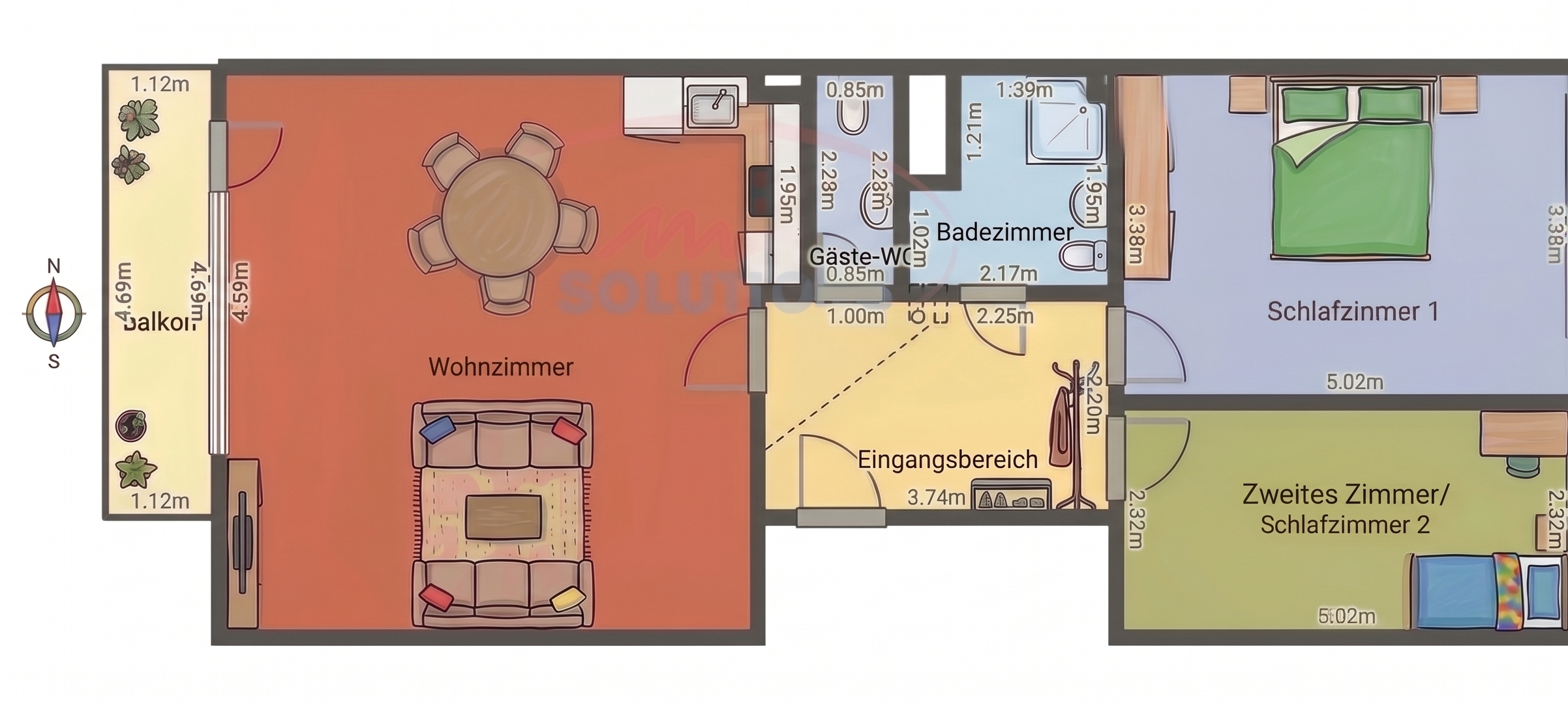 Appartement — Luxembourg-Bonnevoie · 69.41 m² - photo 15