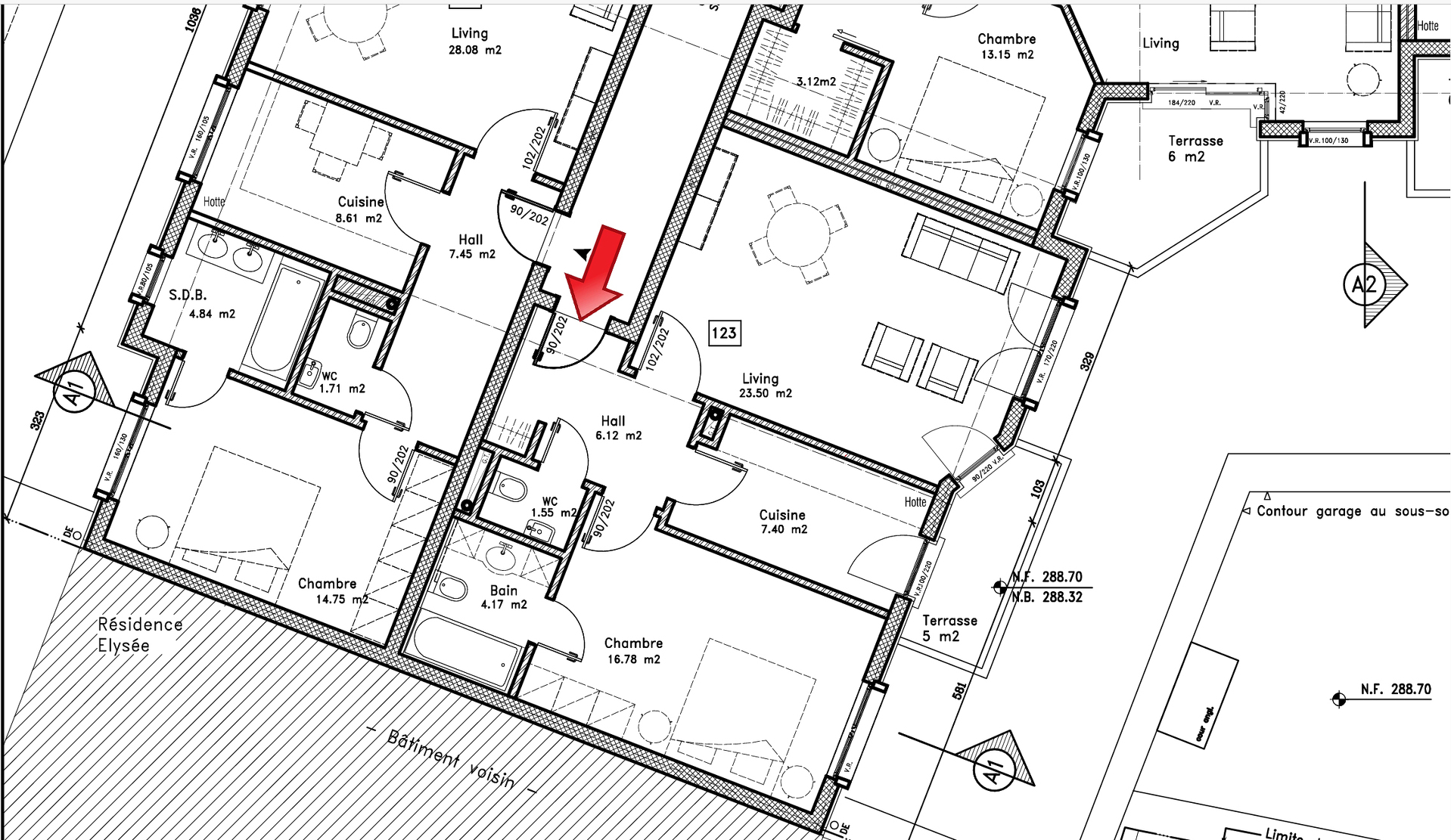 Appartement — Howald · 63 m² - photo 22